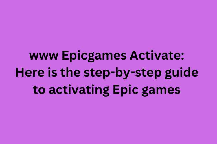 epic game activate